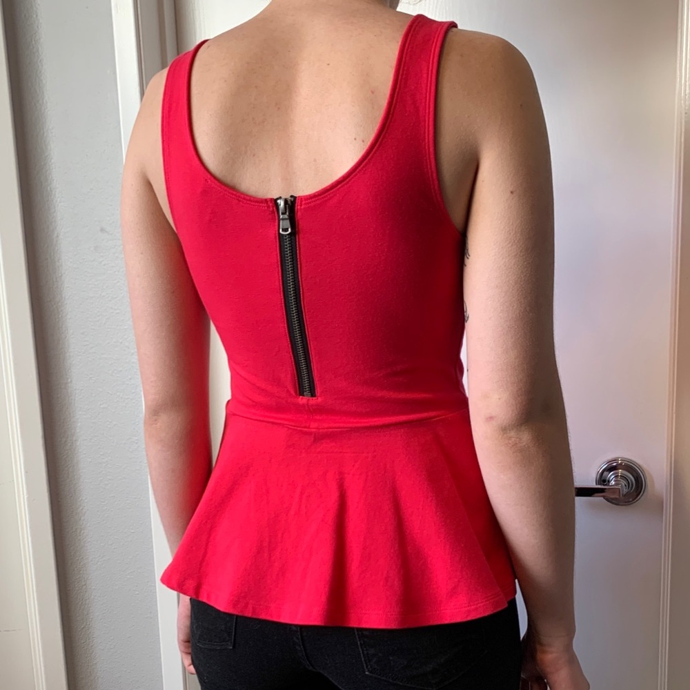 Bright Pink Tulip Tank Top